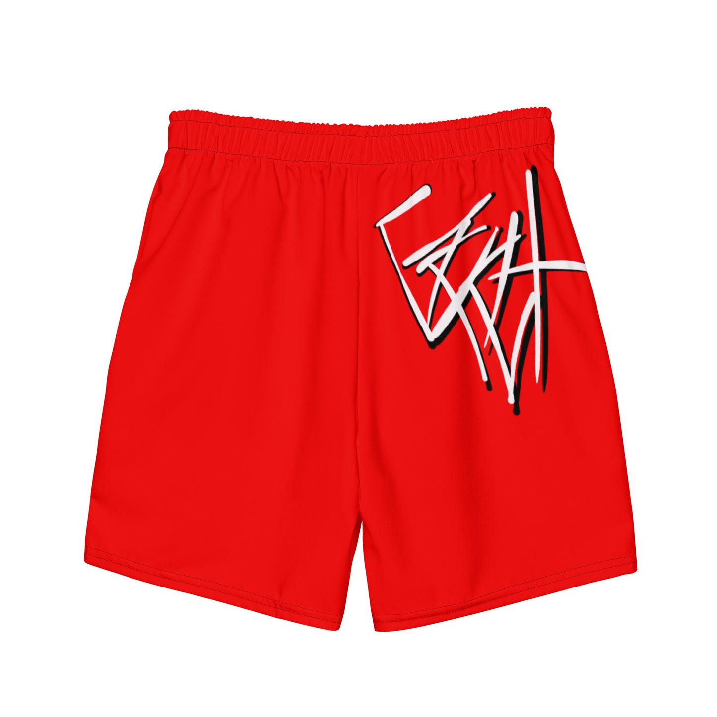 TRIBAL RED Men's swim trunk